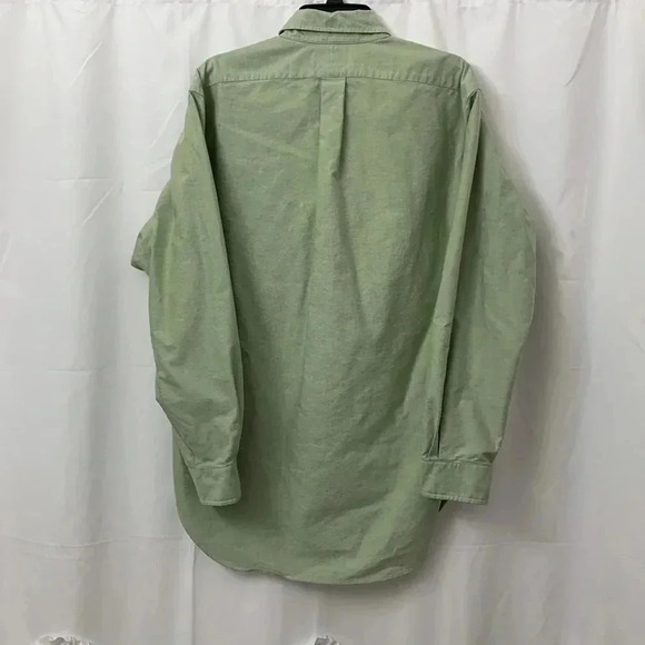 Men’s Ralph Lauren Long Sleeve Button Down Shirt Size 16 34/35 Green EUC - Picture 3 of 7